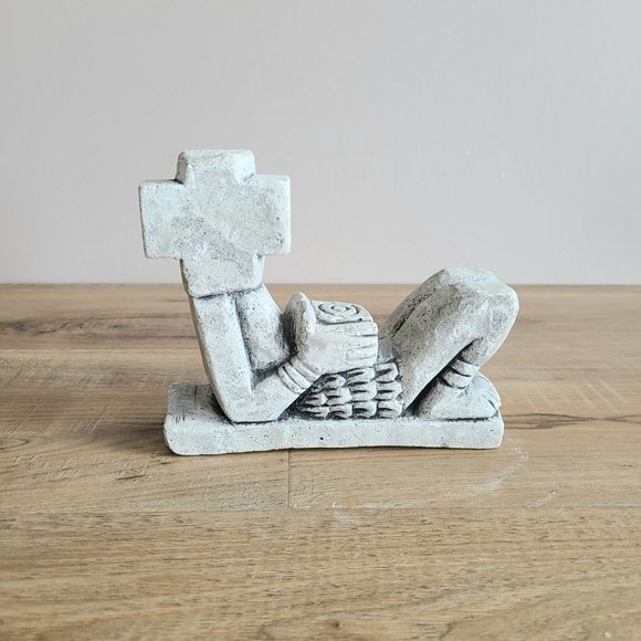 Mayan Aztec hand carved stone figurine. - Picture 5 of 7